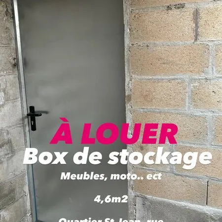 Location box de stockage, garage MOTO