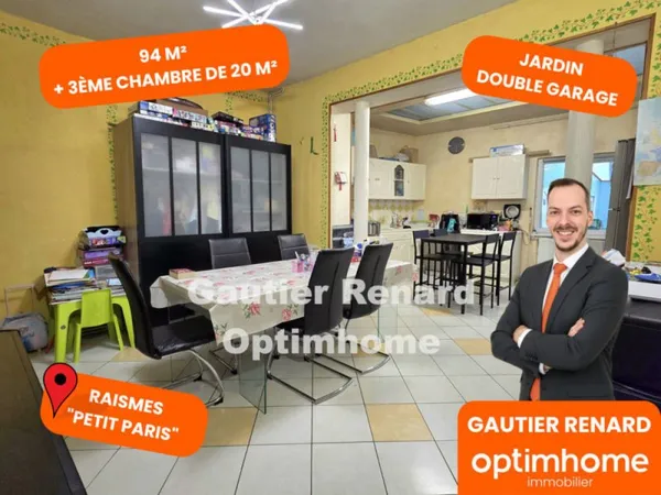 Maison à vendre 4 pièces RAISMES (59)