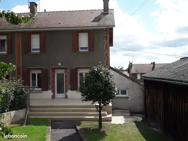 A louer: Maison de 75m2 + grand garage