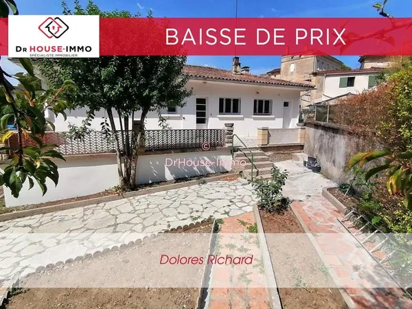 Maison T4 de 101 m² avec jardin et garage 33570 Lussac
