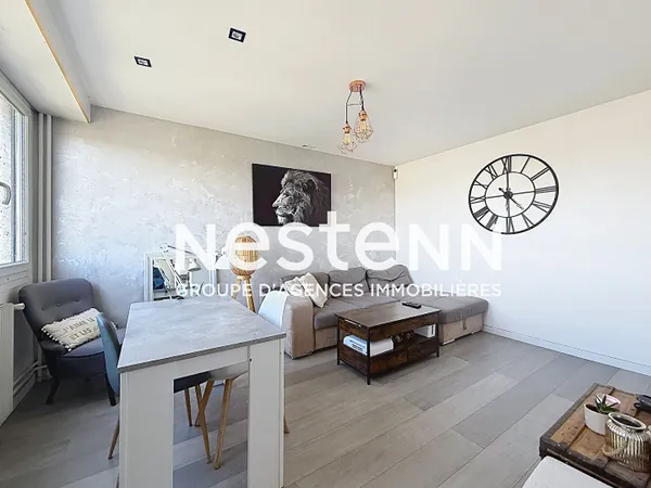 Grand Appartement MEUBLE 2 Pièces avec Balcon Parking et Cave - 69500 BRON