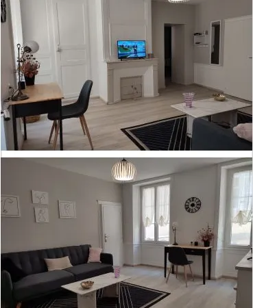 Appartement T2 meublé 46 m2 Guéret centre