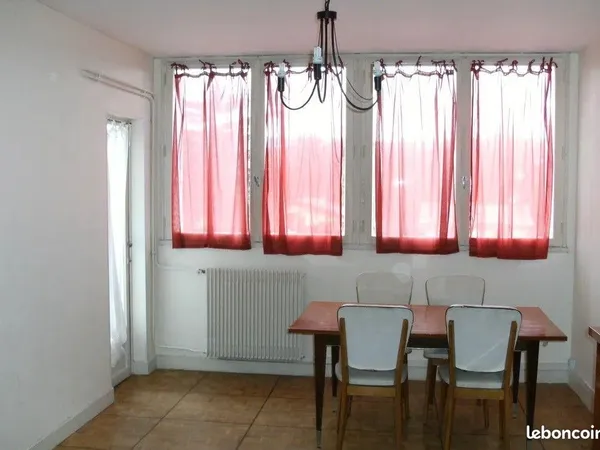 Beau 3P meublé 55m² lumineux, traversant