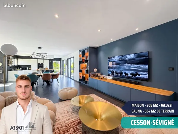 Villa 8 pièces 208 m²