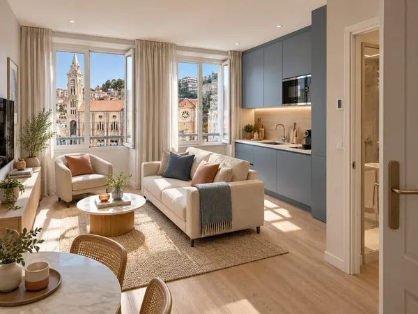 2 PIÈCES 50 M²  TERRASSE PLEIN SUD AUX PORTES MONACO