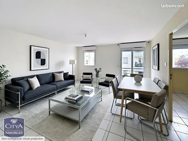 Appartement 3 pièces 62 m²