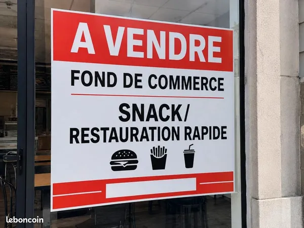 Vendre restaurant snack