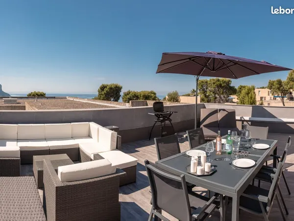 Cassis appartement T2/T3 - terrasse vue mer - Cave et places de stationnement