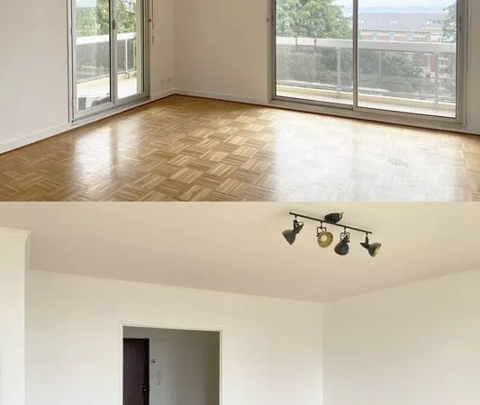 LYON 5e - Grand T2 de 65 m² avec balcon d'angle, vue sur Lyon, garage fermé & cave