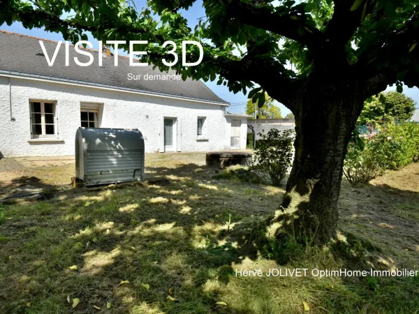 MAISON 2 CHAMBRES + GRAND TERRAIN + DEPENDANCES EN CAMPAGNE