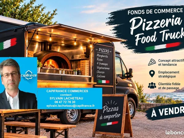 Fonds de commerce pizzeria 15 m²