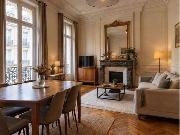 Appartement haussmannien 77 m² avec balcon et terrasse - Le Puy-en-Velay