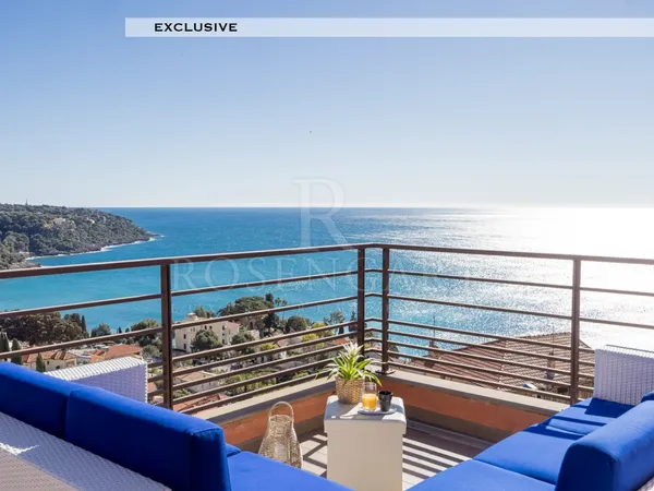 Art de vivre avec vue mer panoramique aux portes de Monaco