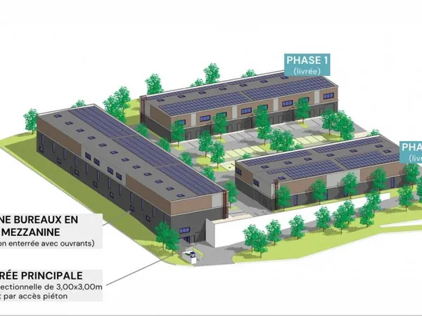 Local industriel 1479 m²