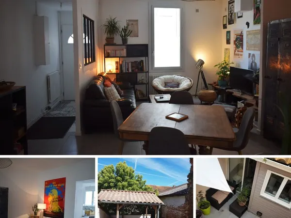Maison de ville avec terrasse et patio à Marmande - 70 m²