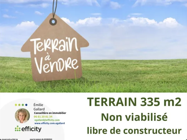 Terrain 335 m²