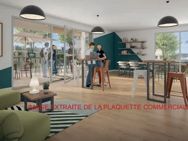 Studio 1 pièce 19 m²