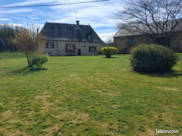 Maison bourgeoise grange 1,2ha terrain
