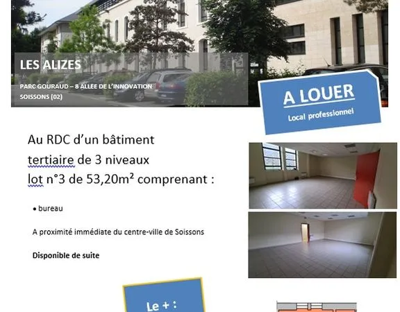 Location de Bureau Soissons