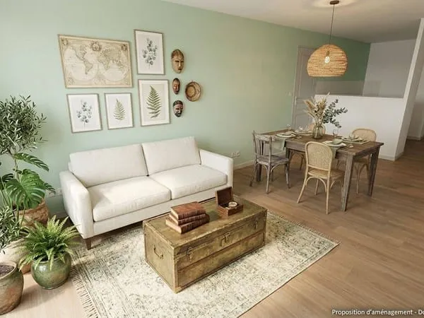 Appartement 2 pièces 48 m²