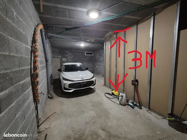 à vendre - grand garage / local de stockage aménageable - 51 m² - tarbes centre