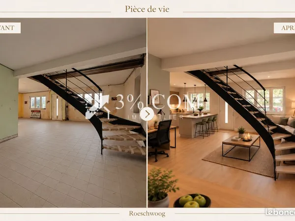 Duplex 4 pièces 110 m²