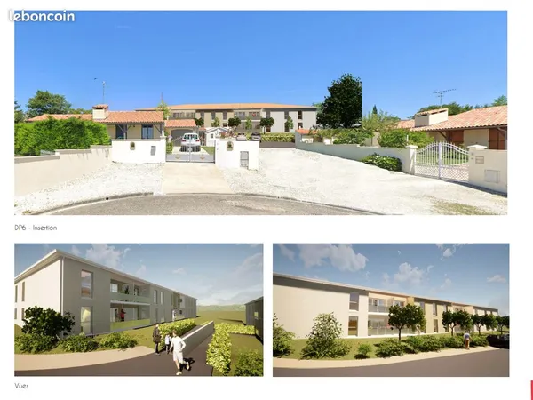 Appartement T3 neuf rdc - Blaye