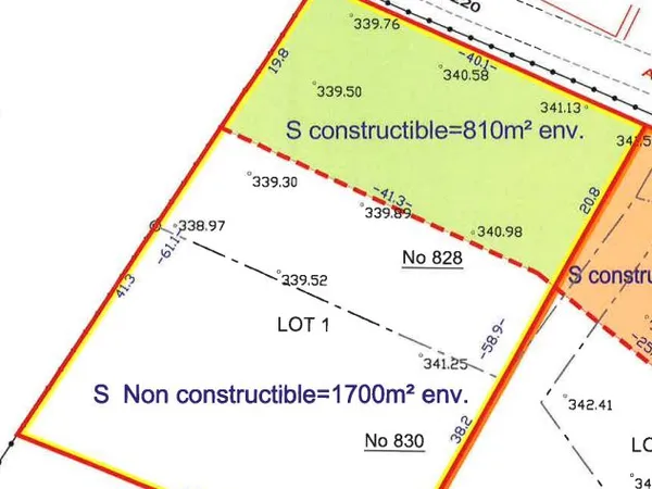 Terrain constructible 2510m² - LENTILLAC SAINT BLAISE (46)