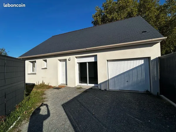 Maison plein pied sur Pellouailles