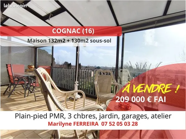Maison 4 pièces 133 m²