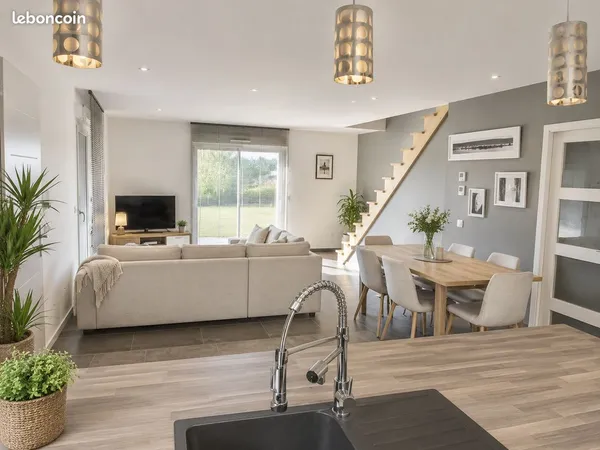 Maison avec grand jardin - 4 chambres - Juvigny