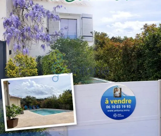 COLLIAS Maison récente avec piscine & dépendance