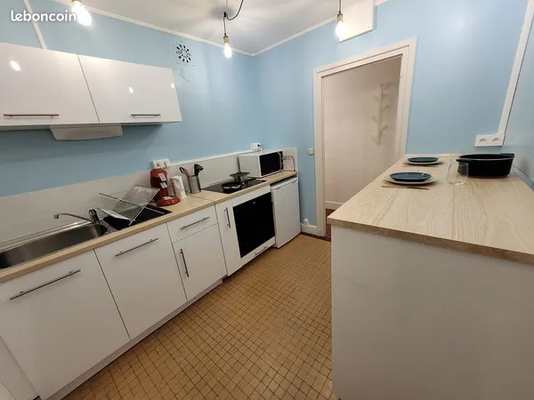 Appartement T1 bis Meublé 35 m² - Hyper centre St Nazaire
