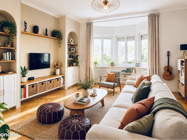 Appartement de caractère rénové de 112 m² avec jardin - Strasbourg Orangerie / Conseil des XV