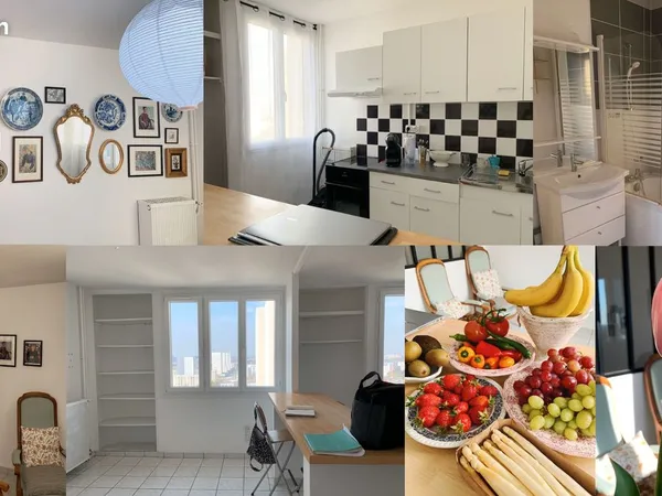 Location Appartement à MONS EN BAROEUL/ 7min de LILLE/ Vue panoramique