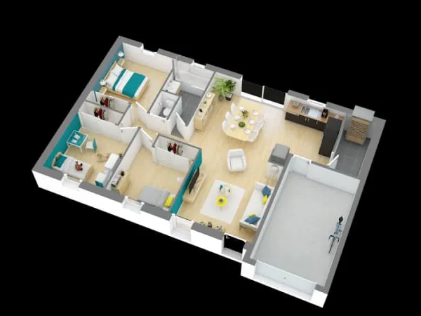 Maison neuve 4 pièces 75 m²