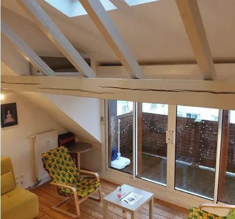 STRASBOURG KRUTENAU - 2 PIÈCES EN DUPLEX AVEC TERRASSE
