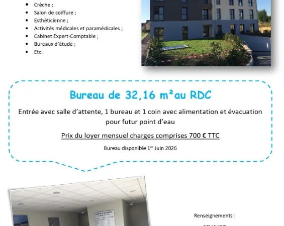 BUREAU AU RDC CENTRE D'AFFAIRES
