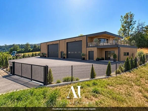 Terrain zone artisanale fort potentiel 2606m2 Viry 39360