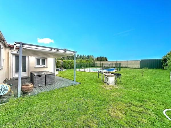 Maison confort plain pied à 20min de Reims - Jardin - Piscine - Garage