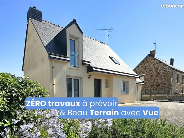 Maison 118 m² - Zéro Travaux / Beau Terrain avec vue - 4 ch