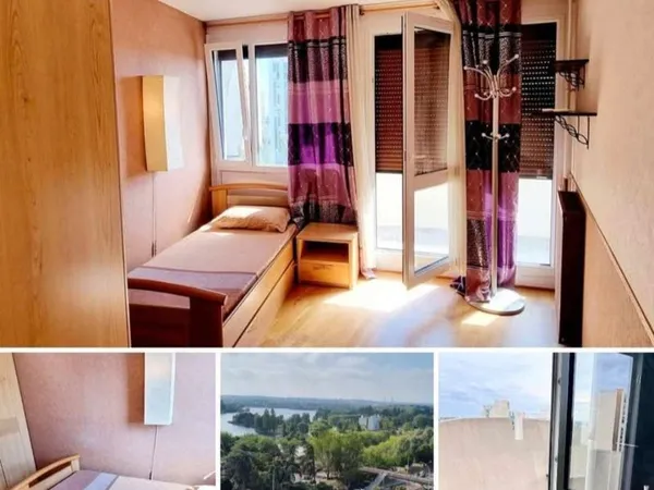 Chambre meublée avec balcon