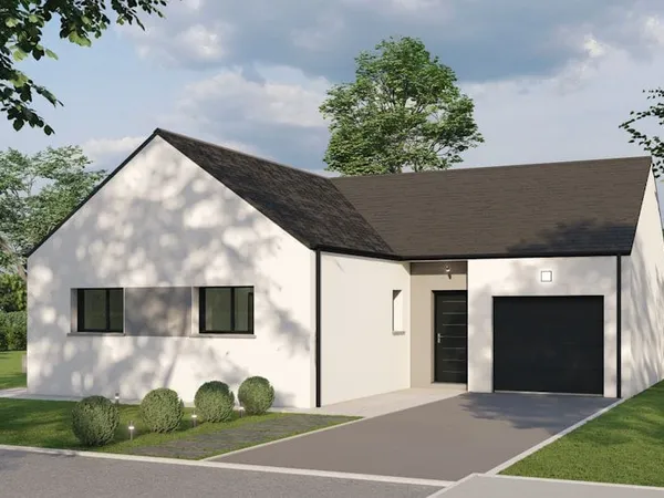 Terrain + maison 75 m²