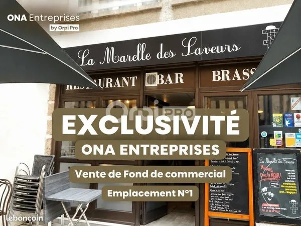 Fonds de commerce bar 104 m²