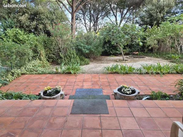 Mougins le Haut - Au calme RDJ Beau 2 p 46m2 +jardin 30 m2
