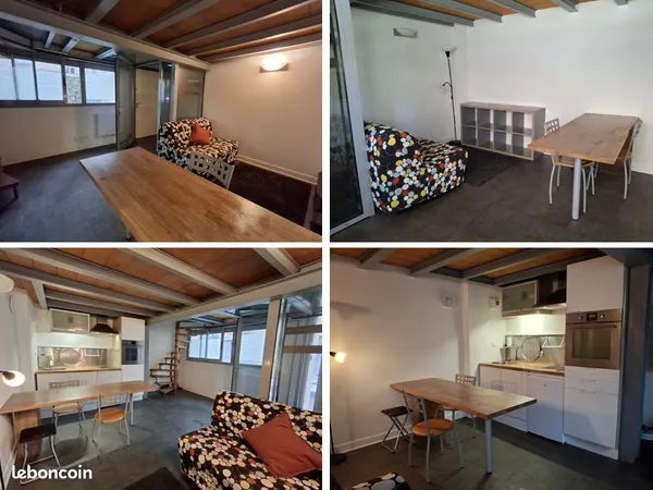 Studio duplex 32 m² - meublé - Quartier Vallier-Catane / Mutualiste - Rue du Drac
