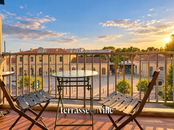 AIX EN PROVENCE - QUARTIER DE LA GARE - APPARTEMENT T2 -TERR