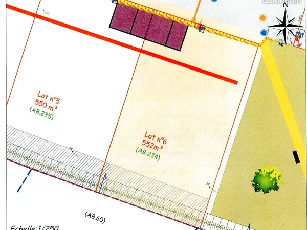 Terrain constructible a vendre