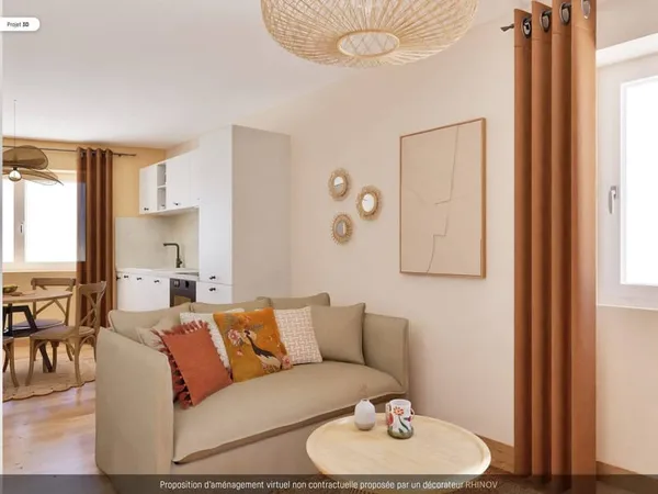 Appartement 2 pièces 32 m²