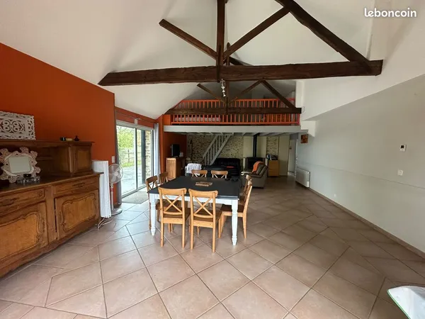 Maison familiale à louer en campagne à 10min de Château-Gontier
